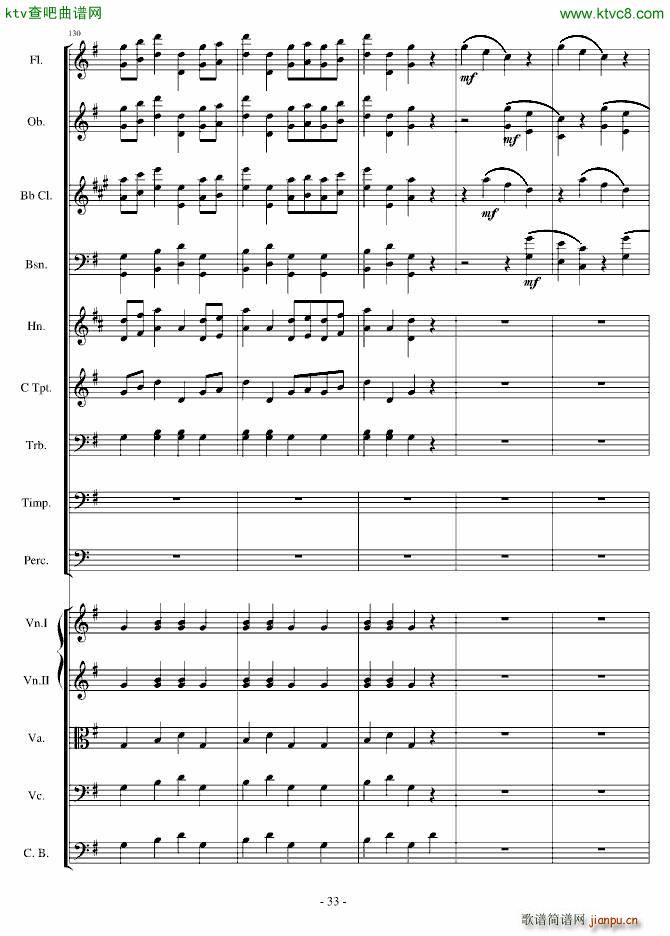 愤怒的小鸟交响曲第一乐章Op 5 no 1(钢琴谱)31