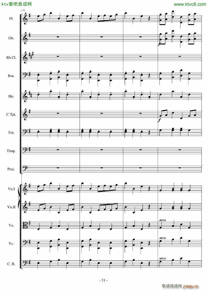 愤怒的小鸟交响曲第一乐章Op 5 no 1(钢琴谱)30