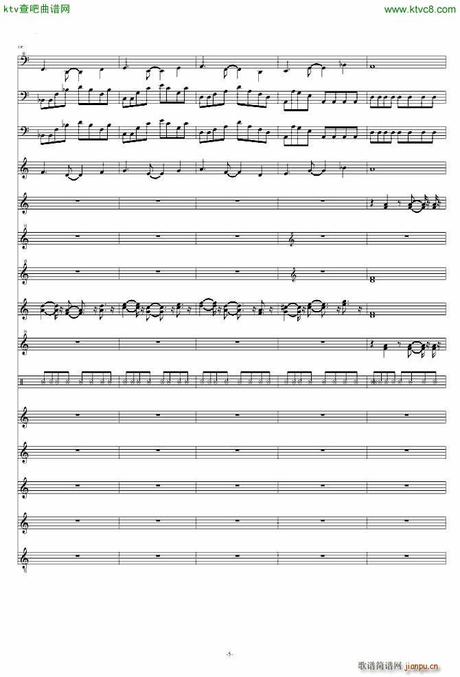 The Yisu Land(钢琴谱)5