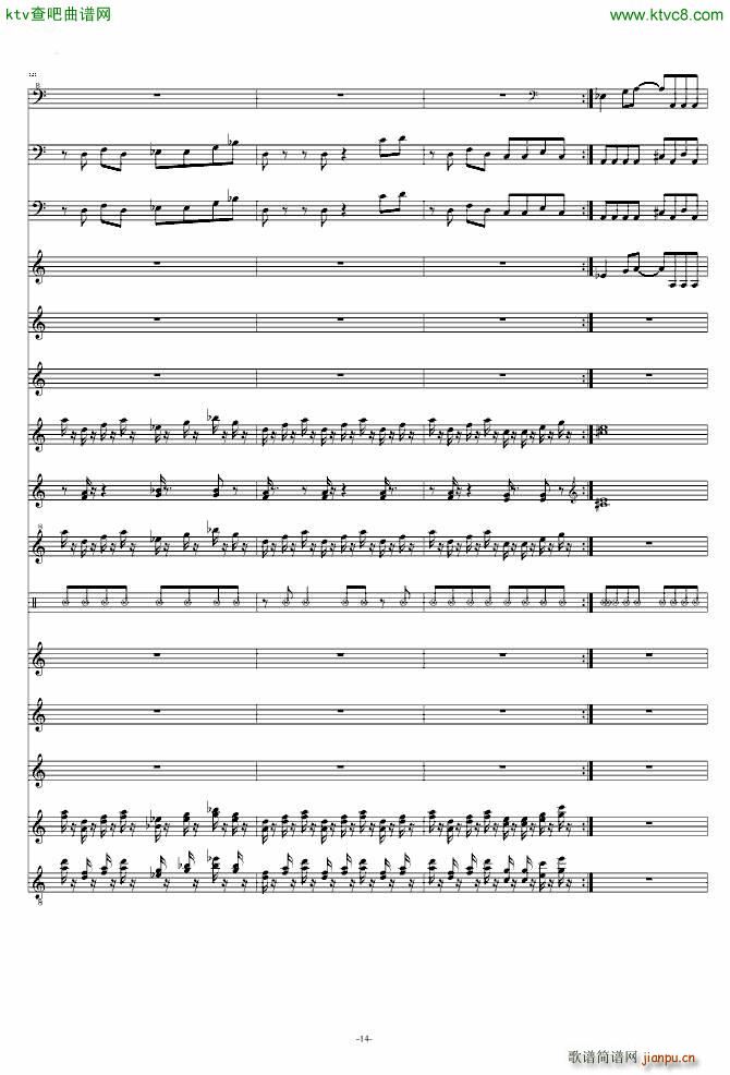 The Yisu Land(钢琴谱)14