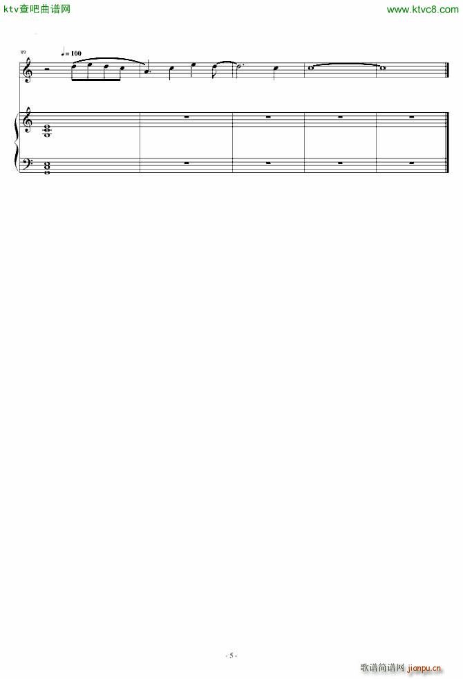 what are words弹唱改良版(钢琴谱)5