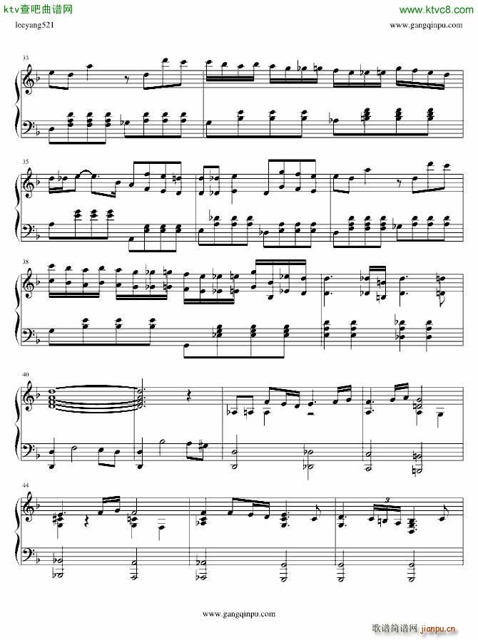 la pioggia 时雨の记(钢琴谱)3