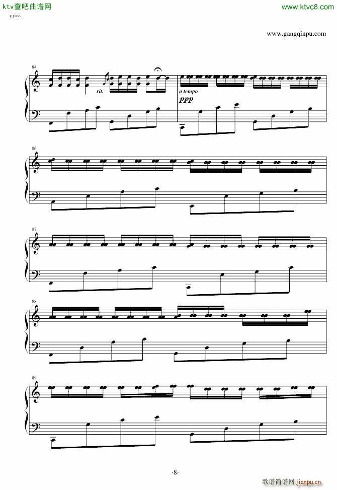 卡农变奏曲Variations on the Canon by Pachelbel V L 最终定本(钢琴谱)8