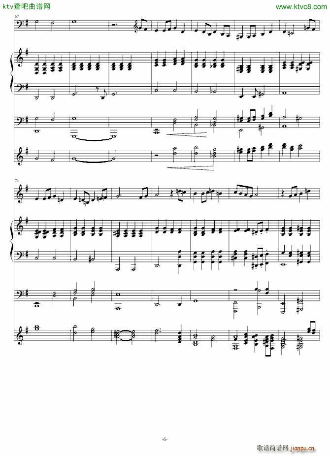 流行1(钢琴谱)6