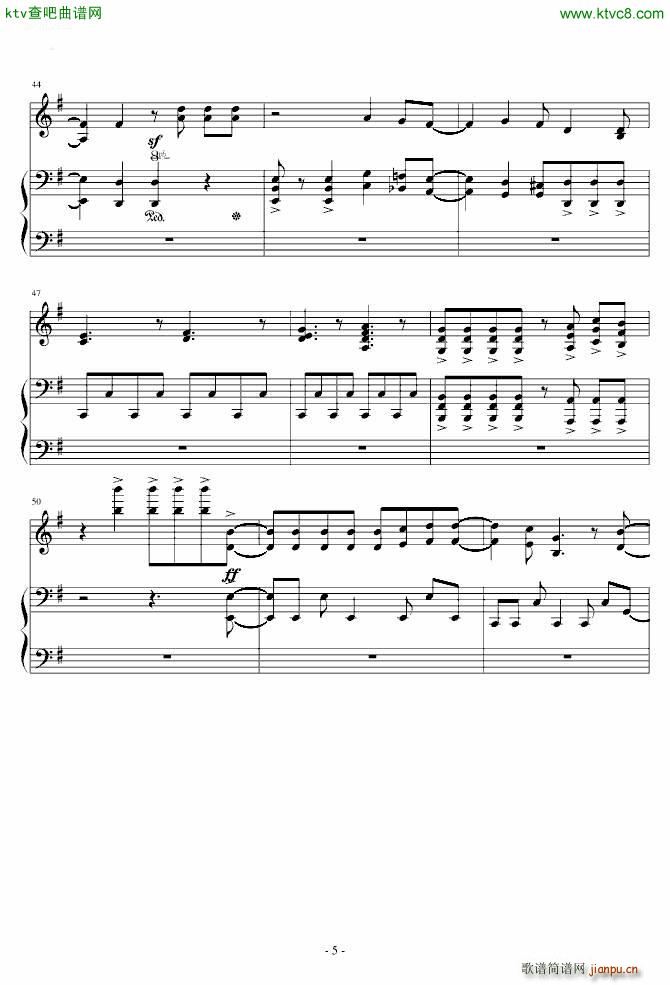 灼眼的夏娜第二季主题曲 joint(钢琴谱)5