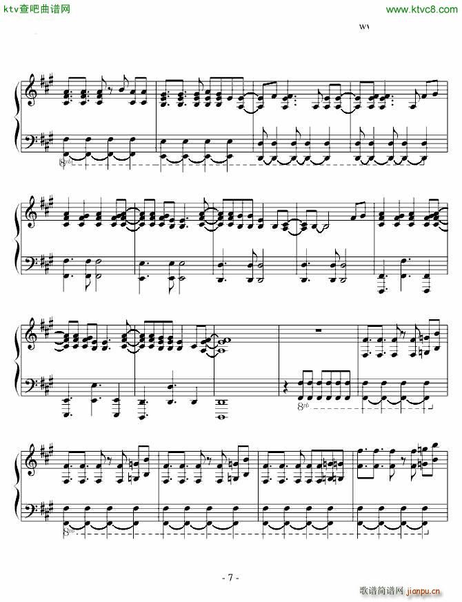 Catch Me(钢琴谱)7