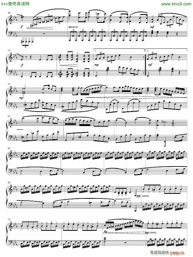 第一钢琴奏鸣曲(钢琴谱)3