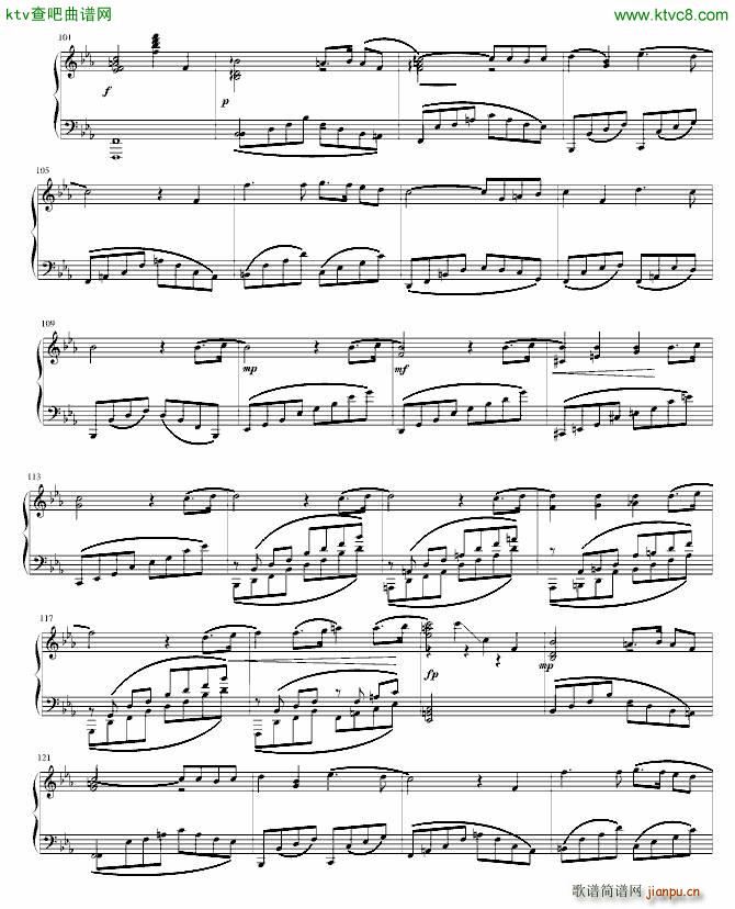 第一钢琴奏鸣曲(钢琴谱)5