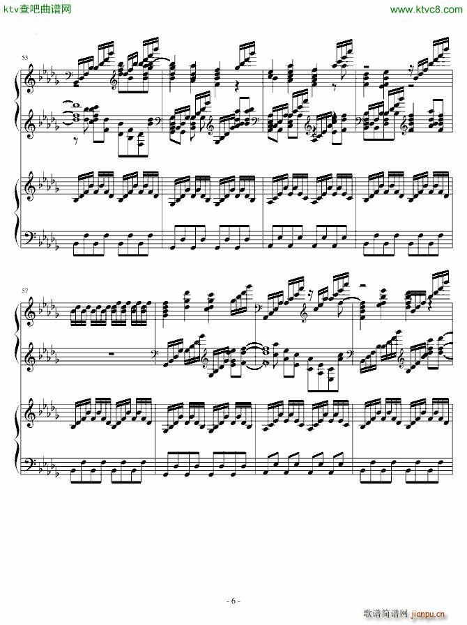 HARD 少女幻葬 Necro Fantasy 八云蓝(钢琴谱)6