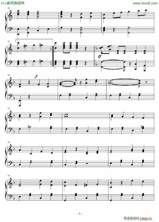 Pro Patria March(钢琴谱)3