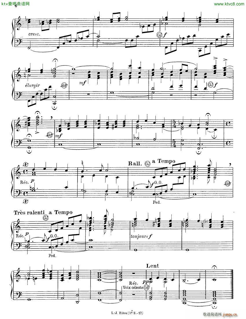 Alain Albert 15 Pieces organ(钢琴谱)6