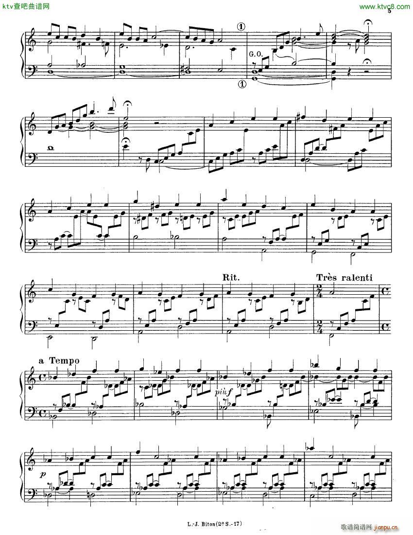 Alain Albert 15 Pieces organ(钢琴谱)5