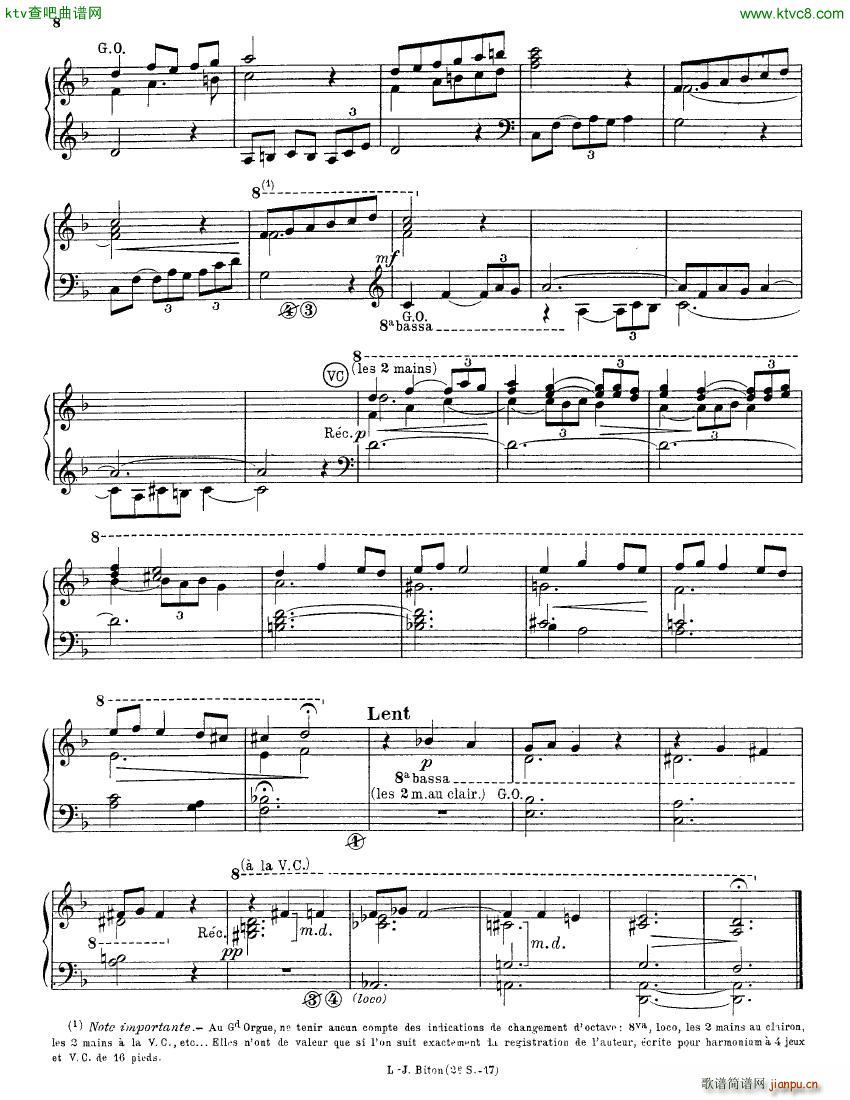 Alain Albert 15 Pieces organ(钢琴谱)8