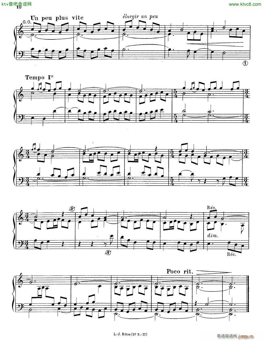 Alain Albert 15 Pieces organ(钢琴谱)10