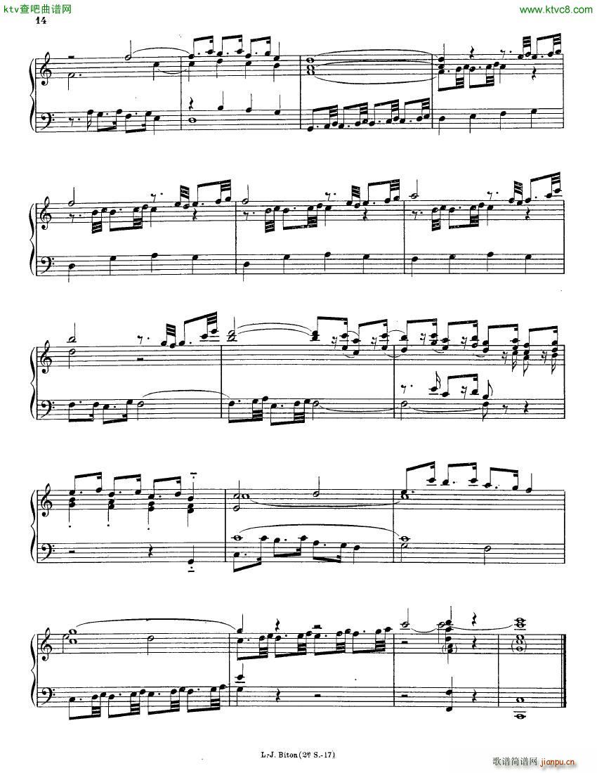 Alain Albert 15 Pieces organ(钢琴谱)14