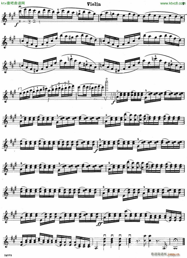 Accolay Jean Baptiste Violin Concerto vl part(钢琴谱)11
