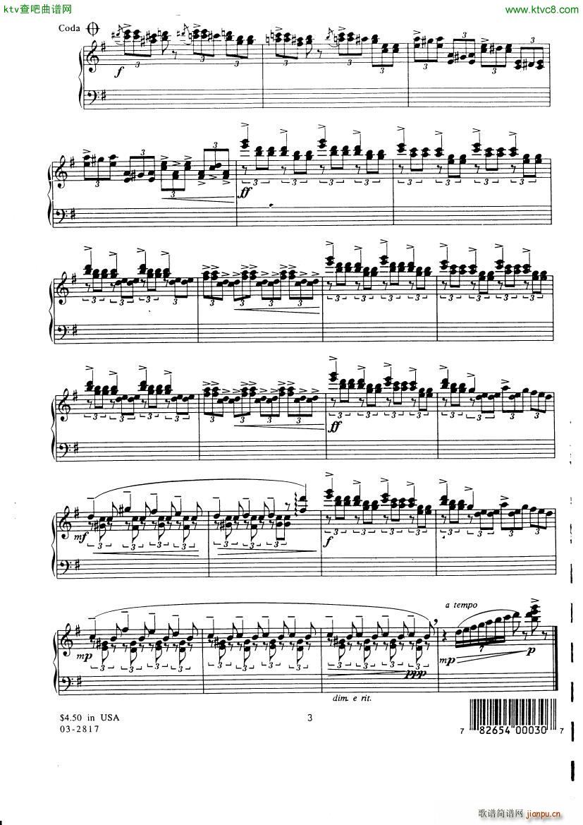 Abe Keiko Frogs marimba(钢琴谱)3