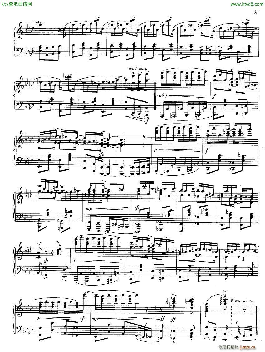 Albright Grand Sonata in Rag(钢琴谱)5