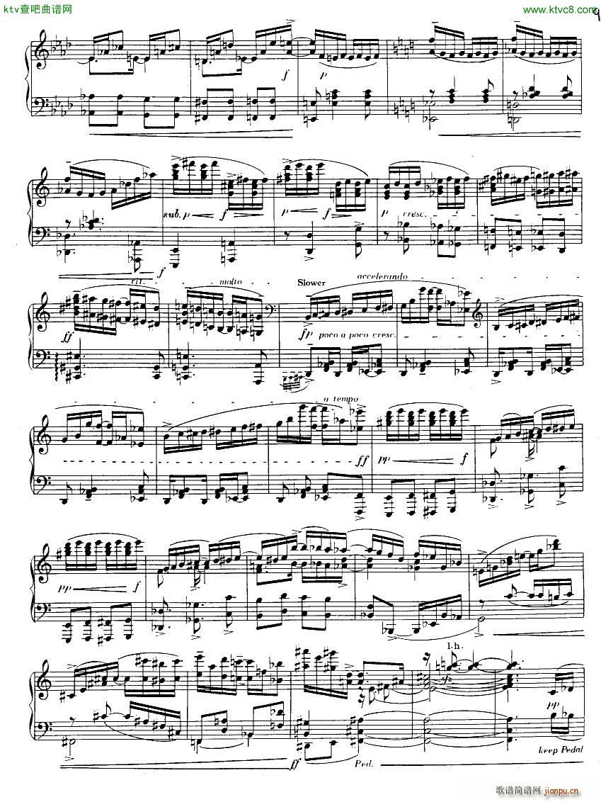 Albright Grand Sonata in Rag(钢琴谱)9