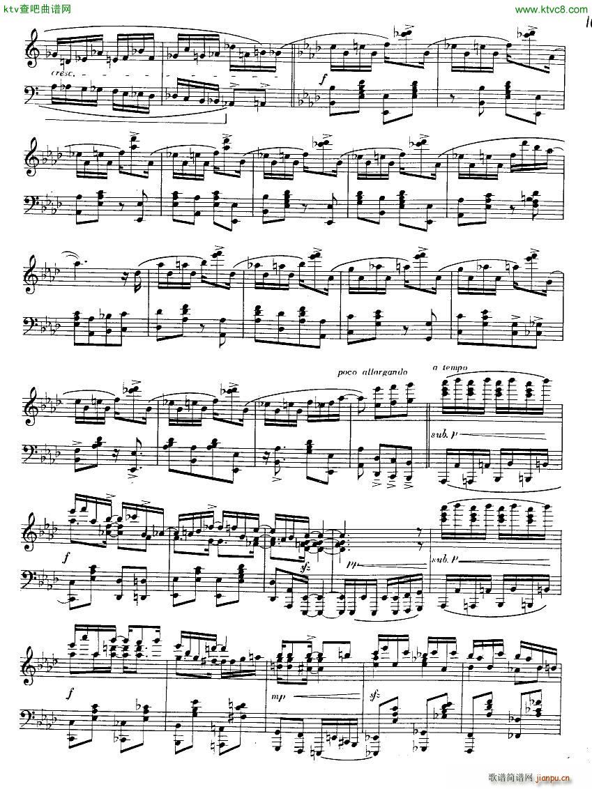 Albright Grand Sonata in Rag(钢琴谱)10