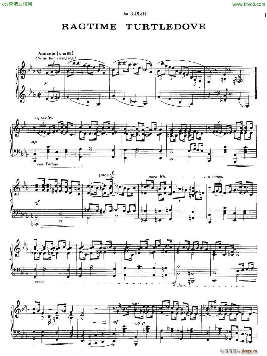 Albright Grand Sonata in Rag(钢琴谱)12