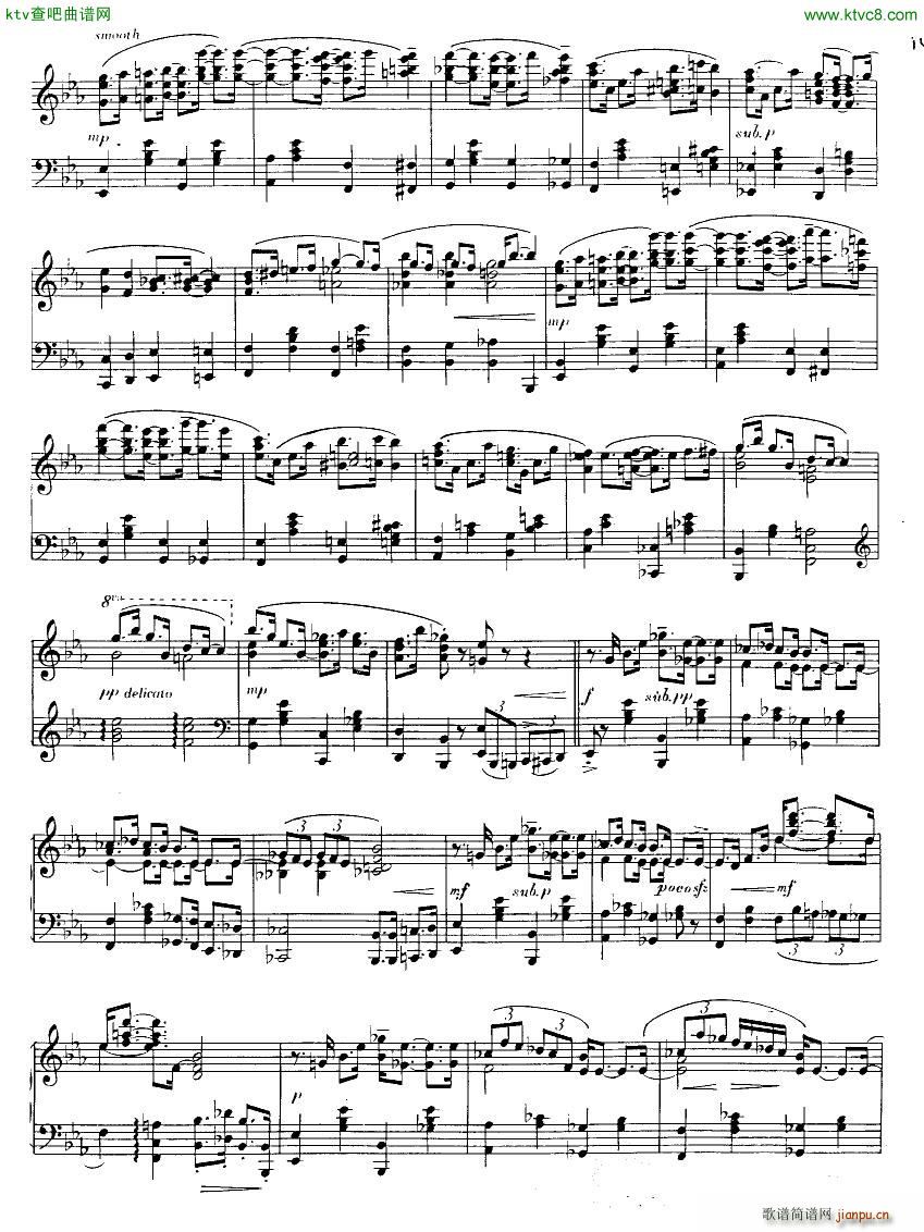 Albright Grand Sonata in Rag(钢琴谱)14