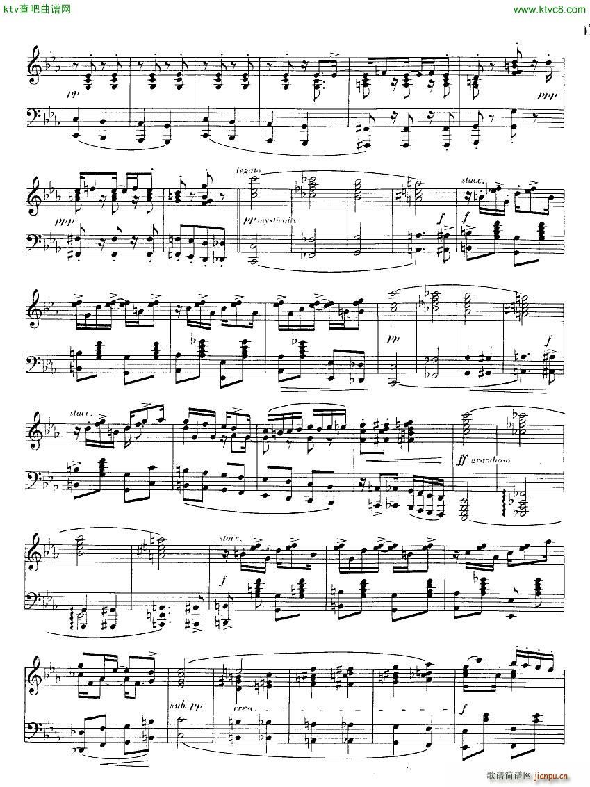 Albright Grand Sonata in Rag(钢琴谱)18