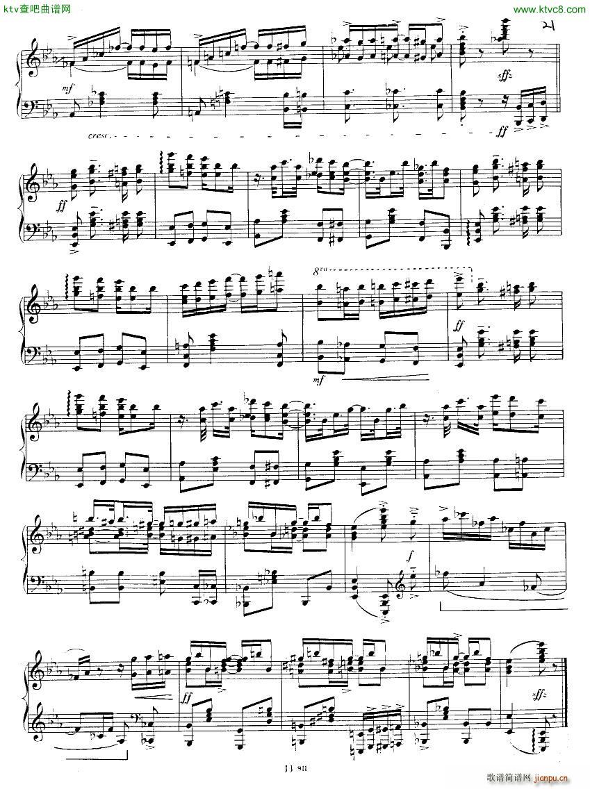 Albright Grand Sonata in Rag(钢琴谱)21