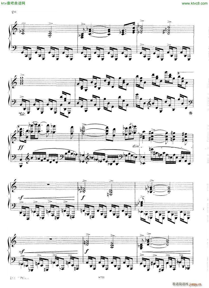 D Albert op 16 no 4 Ballade(钢琴谱)12