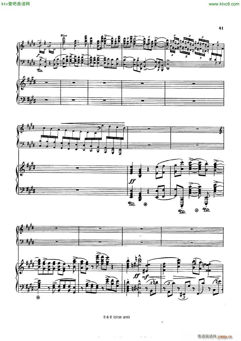 D Albert op 12 Piano Concerto No 2 part 2(钢琴谱)12