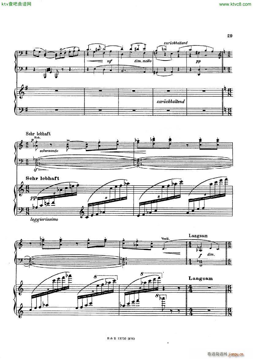 D Albert op 12 Piano Concerto No 2 part 1(钢琴谱)28