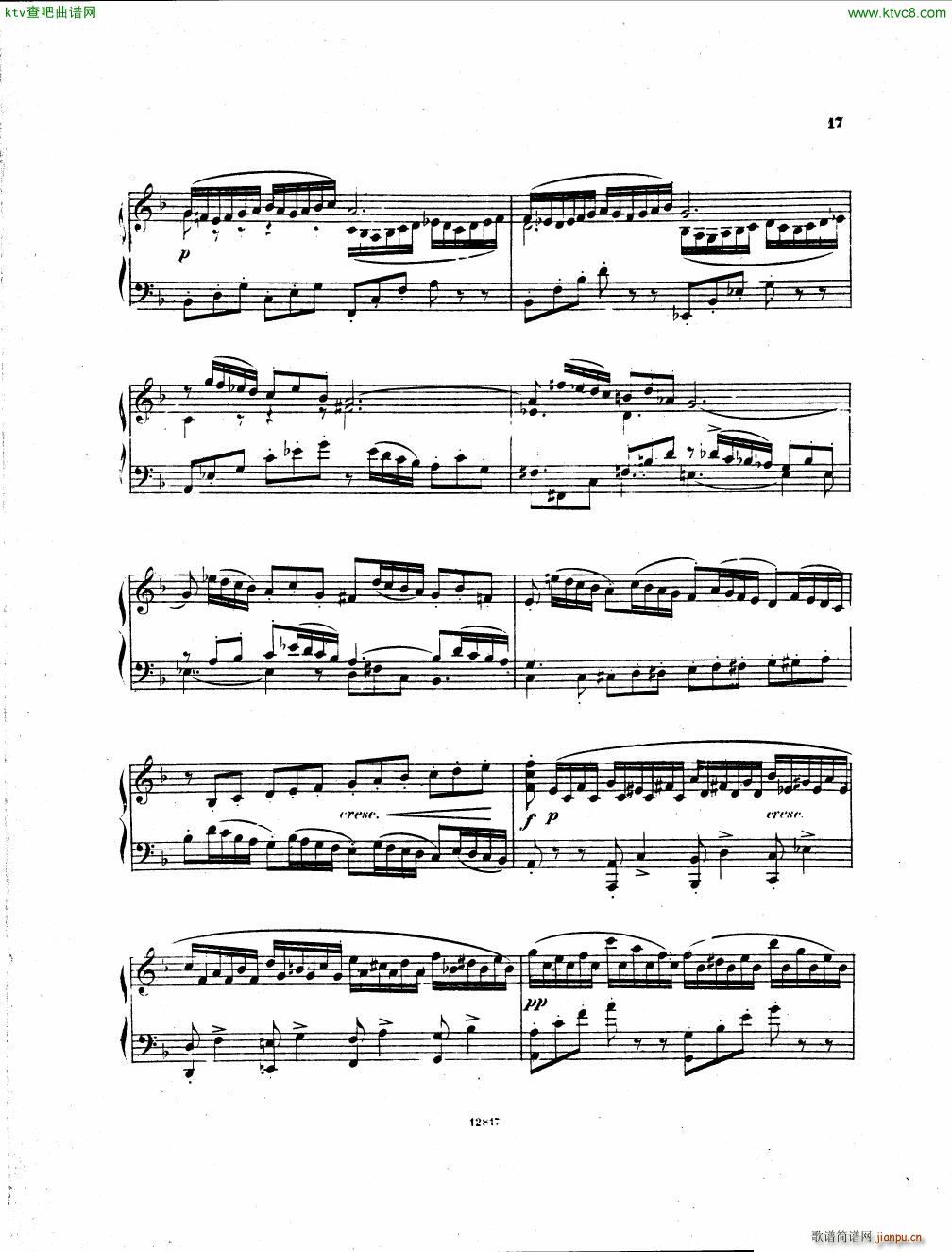 D Albert op 1 Suite in funf Satzen(钢琴谱)15