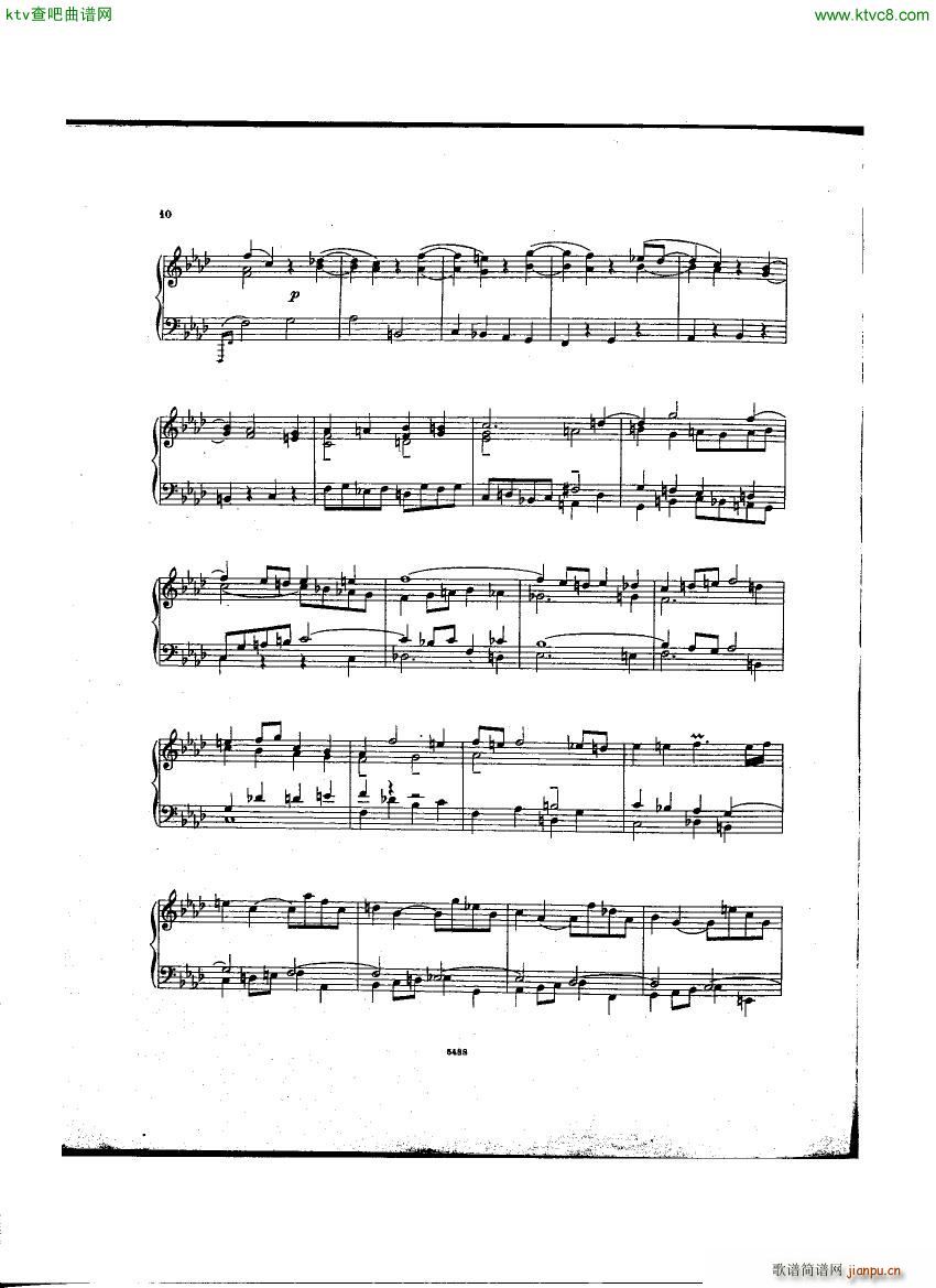 Bach D Albert Prelude and Fugue f min(钢琴谱)10