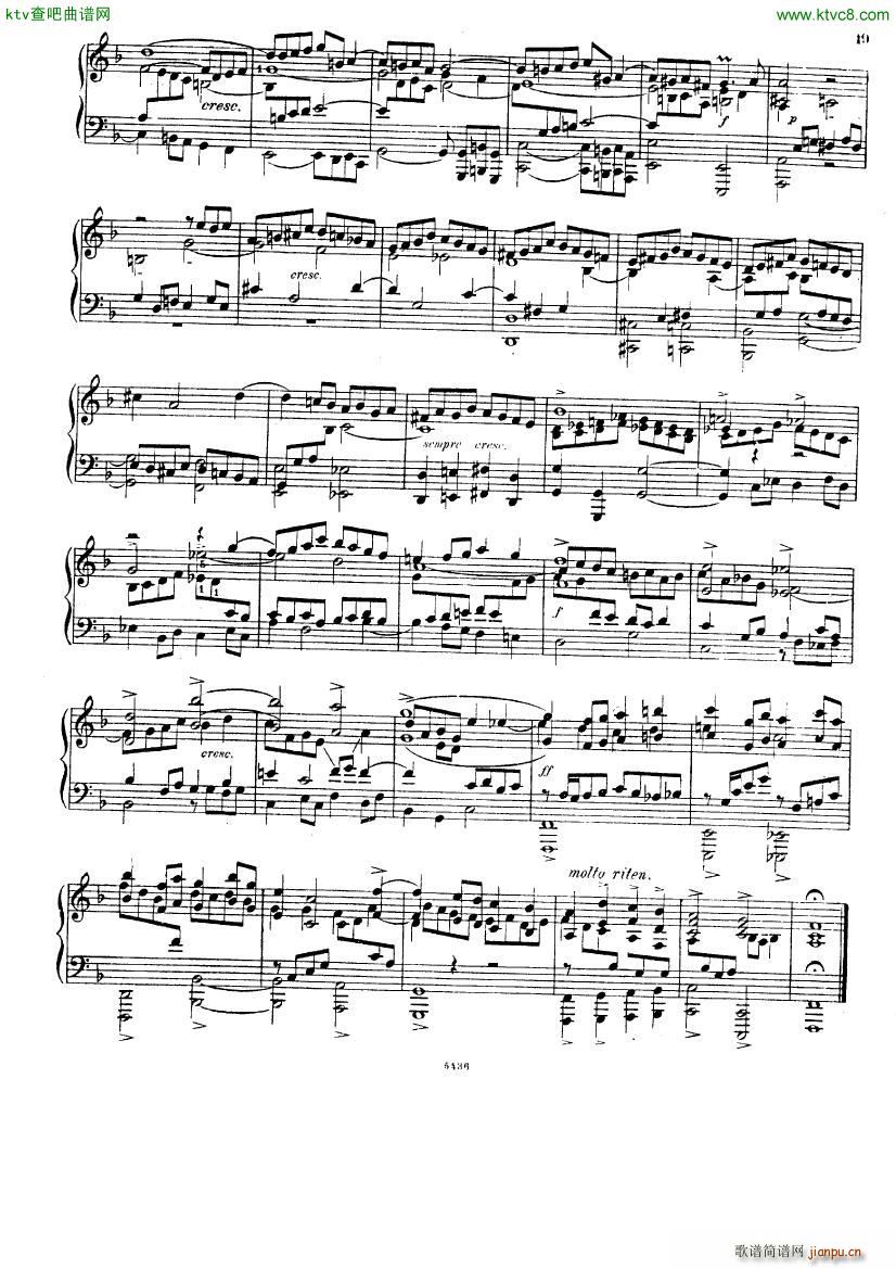 Bach D Albert Prelude Toccata and fugue in f major(钢琴谱)12