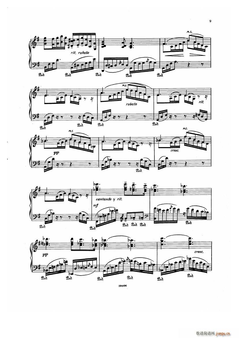 Albeniz op 65 Etudes no 1 7(钢琴谱)9