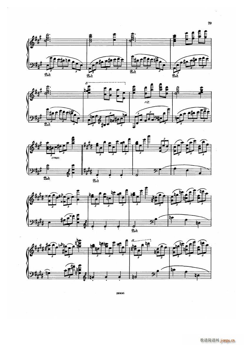 Albeniz op 65 Etudes no 1 7(钢琴谱)29