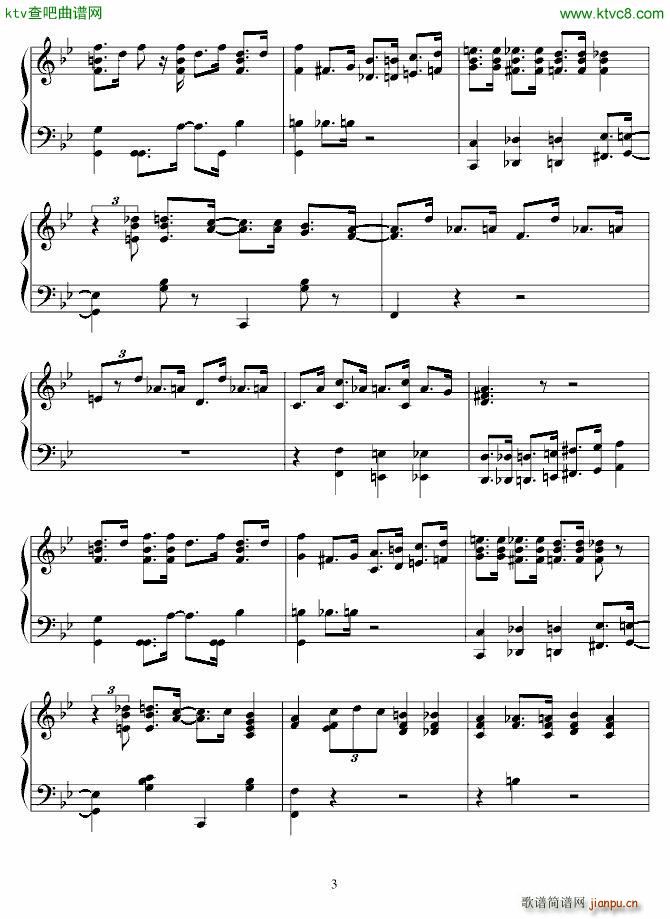 big foot ham 海上钢琴师版(钢琴谱)3