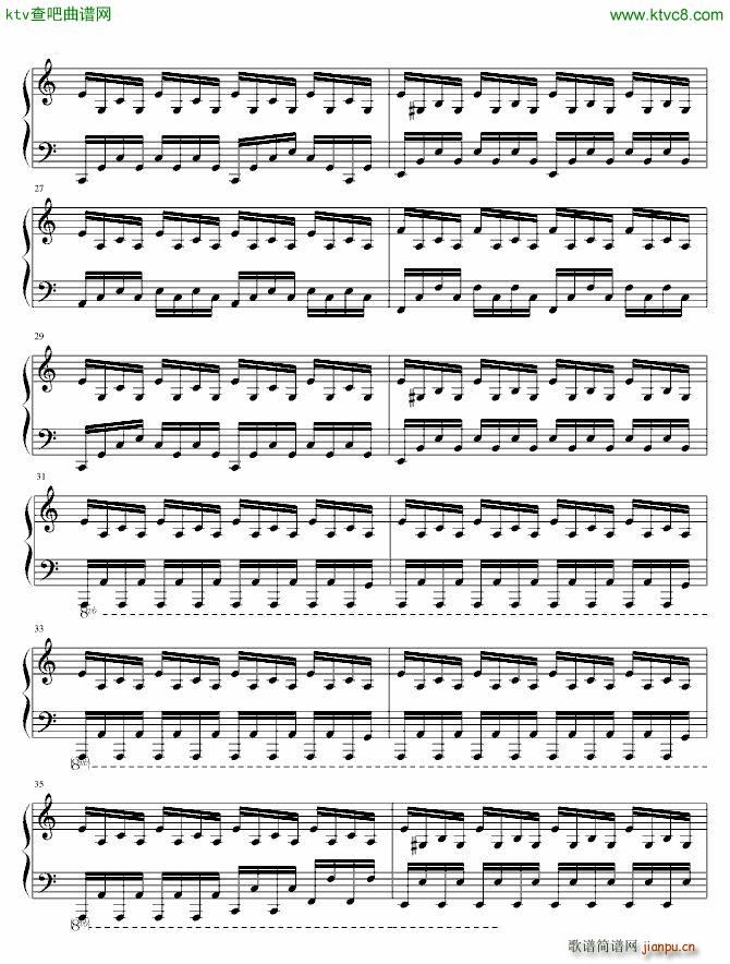 NBA宣传片配乐Everyday(钢琴谱)3