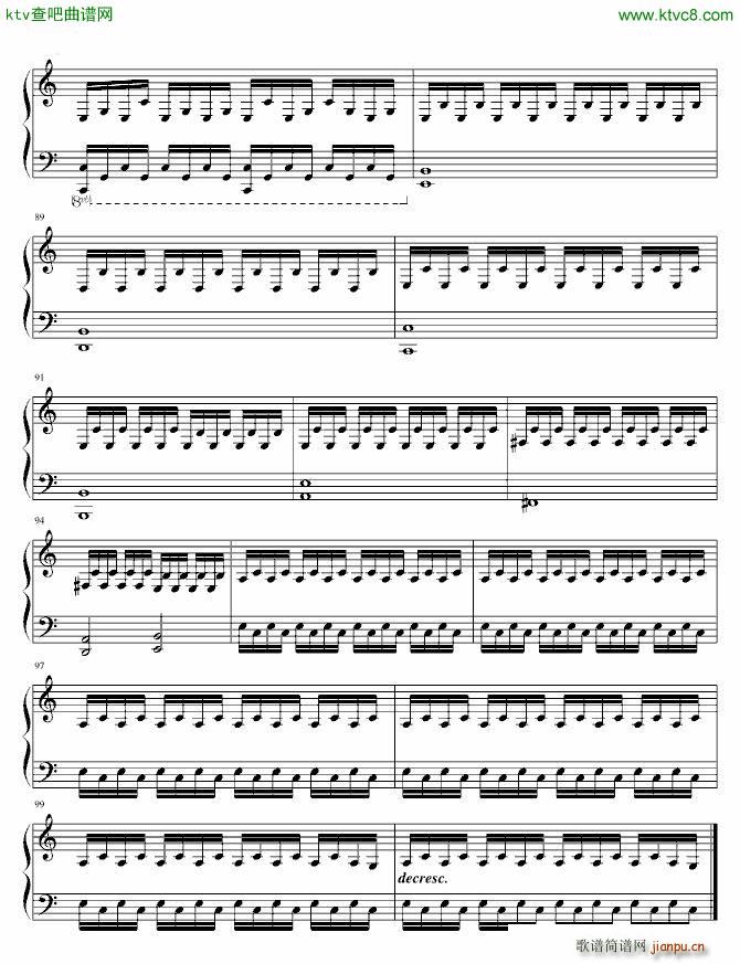 NBA宣传片配乐Everyday(钢琴谱)8