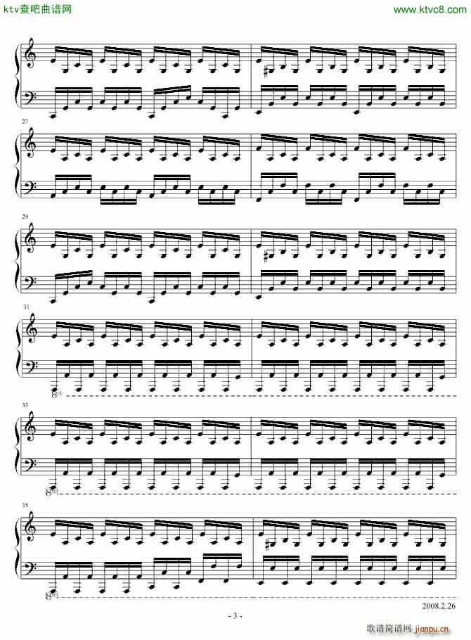 NBA 钢琴插曲 Ｅｖｅｒｄａｙ(钢琴谱)1