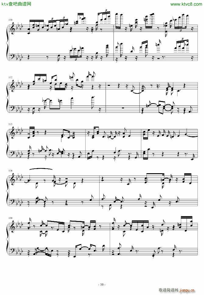 第二首被遗忘的圆舞曲(钢琴谱)10