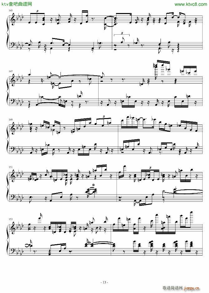 第二首被遗忘的圆舞曲(钢琴谱)13