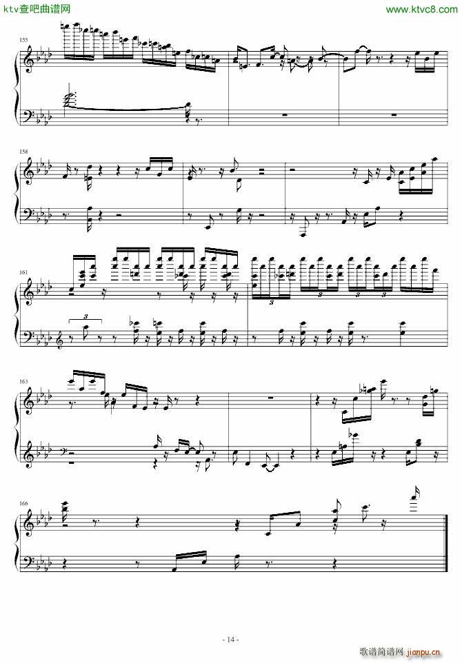 第二首被遗忘的圆舞曲(钢琴谱)14