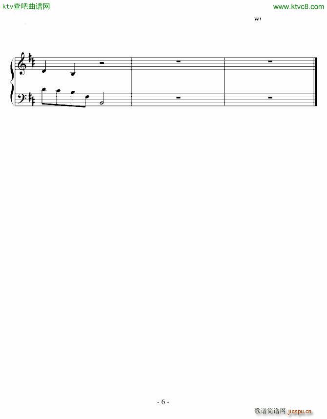 Flavor Of Life(钢琴谱)6