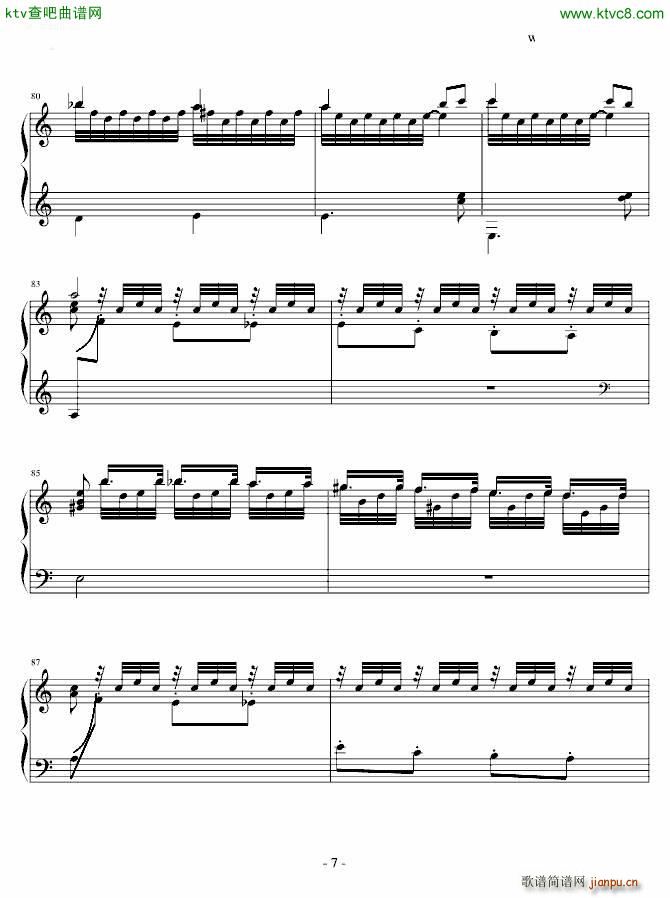 Pianto Dell Amante(钢琴谱)7