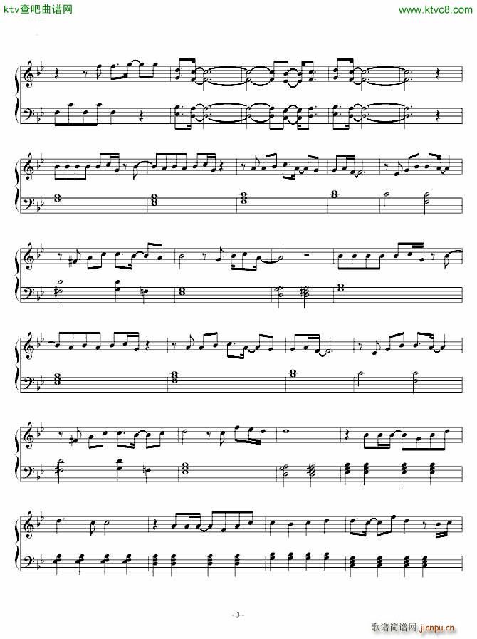 Break up 简易版 装甲进化(钢琴谱)3