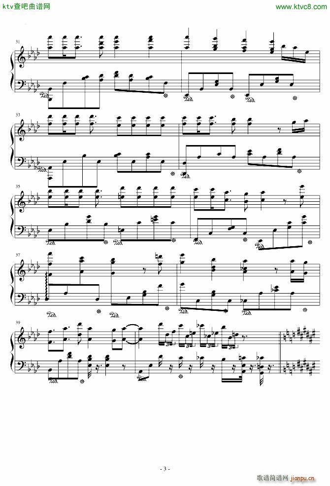 唠叨 51092 49548 47532(钢琴谱)3