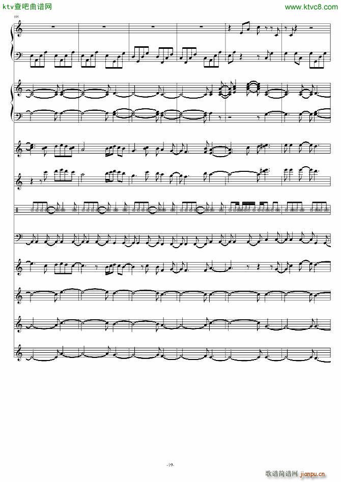 unknown(钢琴谱)19