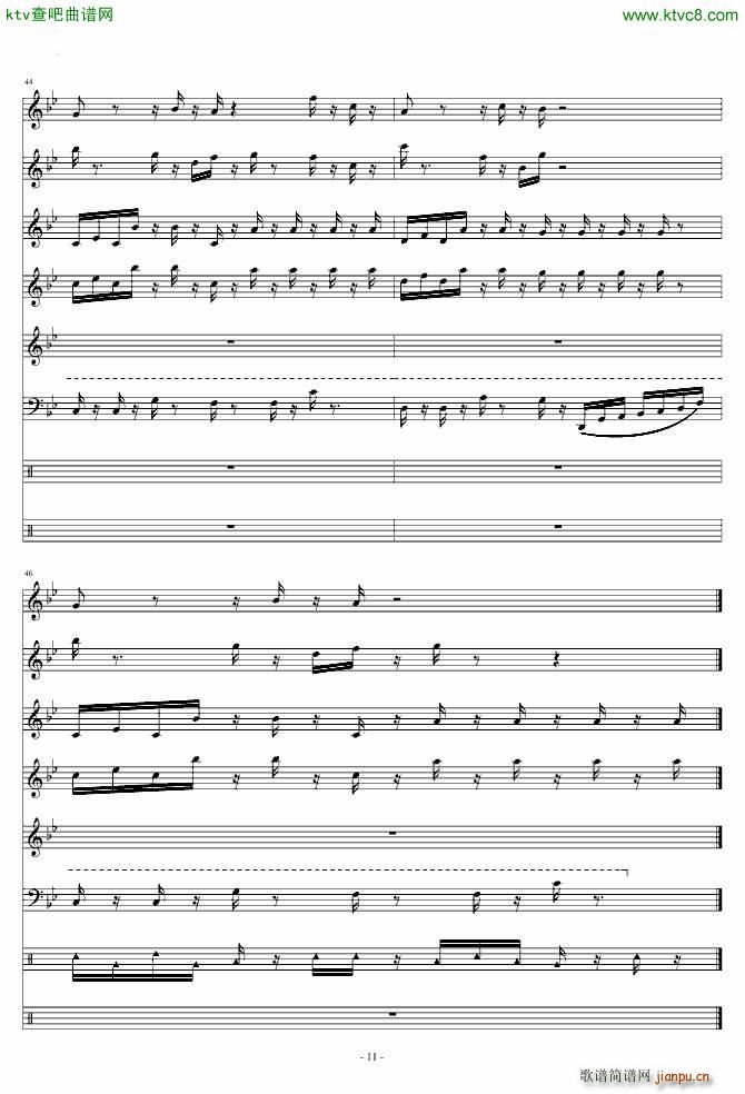 Zombies on Your Lawn(钢琴谱)11