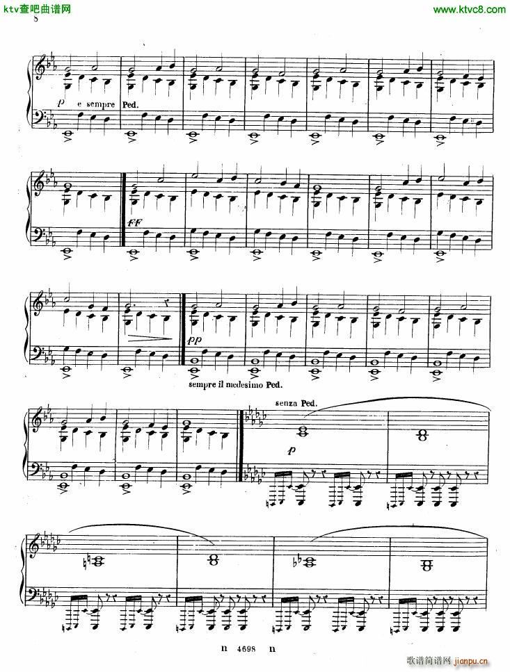 Alkan op 26 Marche Funebre(钢琴谱)8